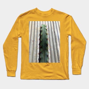 Trichocereus Bridgesii 'Con' Front Only Long Sleeve T-Shirt